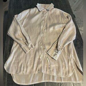 Tan Sheer Blouse
